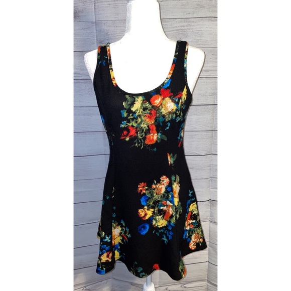 Ambiance Floral/Flowy  Black Dress - Picture 3 of 3
